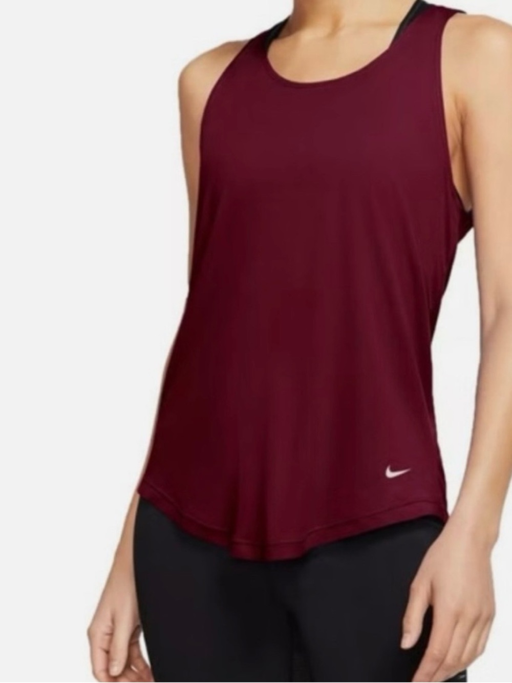 Nike Women's Burgundy Athletic Tank Top